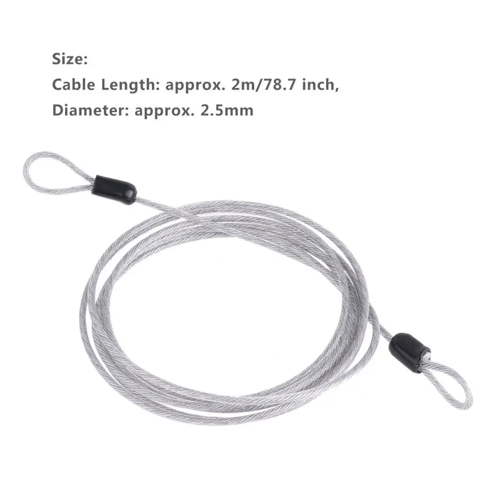 2 шт. легкий защитный замок для багажа с двойной петлей|Шнуры| |