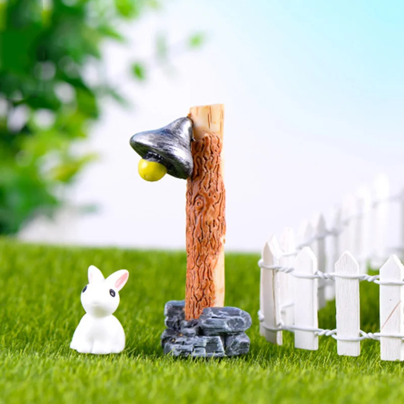 1 шт. уличная лампа орнамент фигурка модель мох микро пейзаж кукольный домик