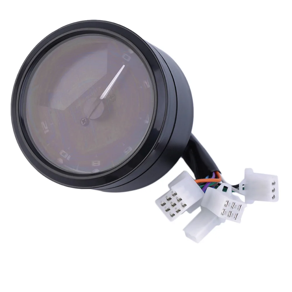 Новый 2018 12000 RMP kmh/mph Универсальный ЖК-цифровой одометр спидометр тахометр