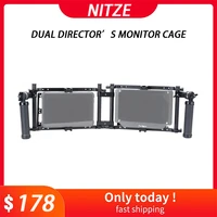 nitze dual director%e2%80%99s monitor cage jsq 002ts aluminum alloy kits free shipping hot selling russian