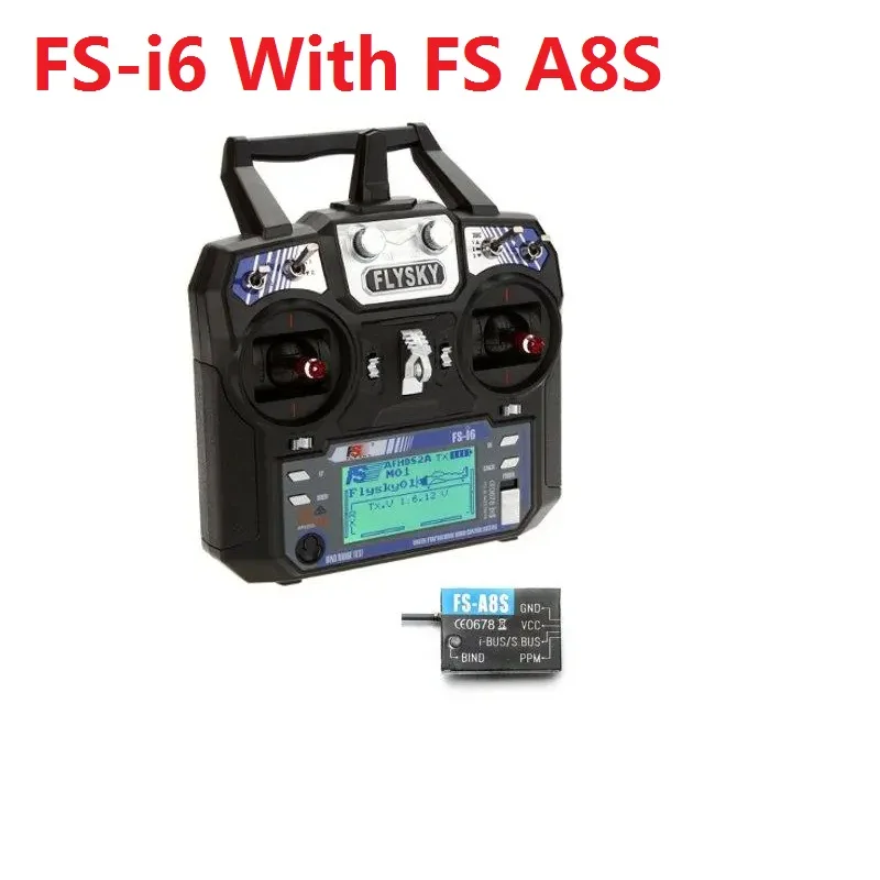 FlySky i6 FS-i6 2 4G 6CH AFHDS RC передатчик режим с FS A8S IA6 IA6B X6B R6B 8CH мини-приемник | Электроника