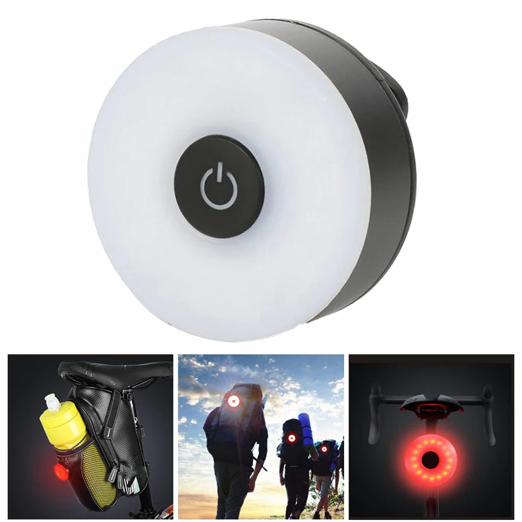 

Bicycle Tail Light USB 5-mode Taillights Outdoor Lamp Emergency Accessories