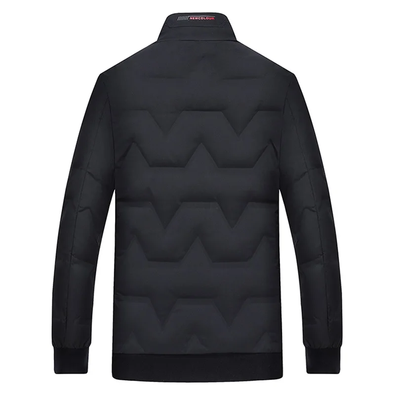 Aismz Мужская Россия Канада зима 90% белый утиный пух куртка стоячий воротник