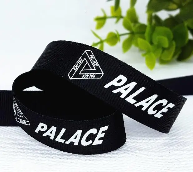 1.5cm PAl black 2 метра английские буквы, лента, ленточный ремень, используемый для одежды, сумки, головные уборы, шляпа, есть другой знак, символ, лента DIY ручной работы - Цвет: 1.5cm PAl black