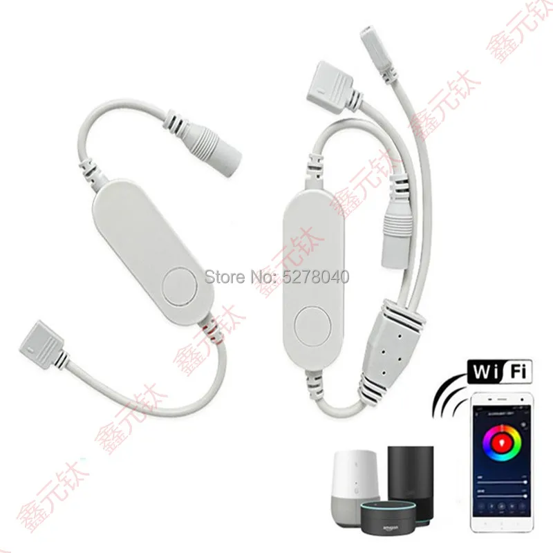 Wifi RGB контроллер Светодиодная лента 12 24 В контроль цвета Регулировка яркости