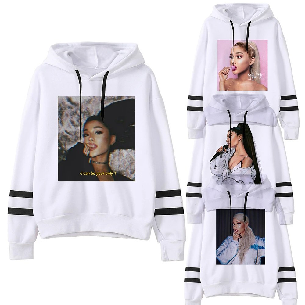 Ariana grande Женская Толстовка без слез для плача худи одежда с принтом пуловер