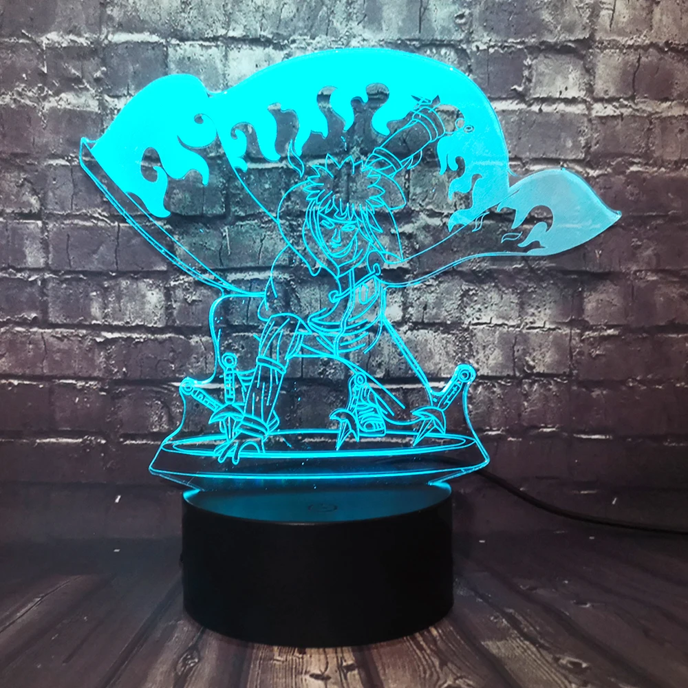 Японский комикс Наруто тема фигура Namikaze Minato мультфильм 3D Визуальный