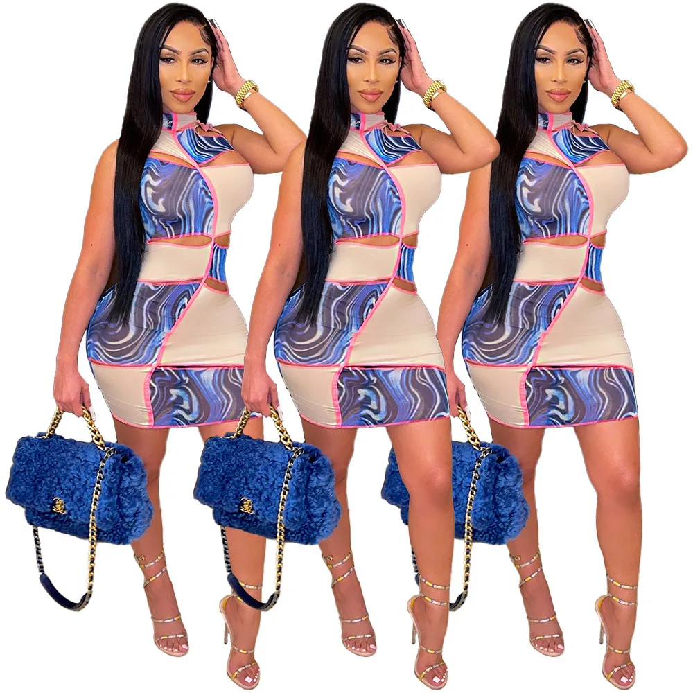 

2021 Woman Dress Patchwork Fashion Newest Office Lady