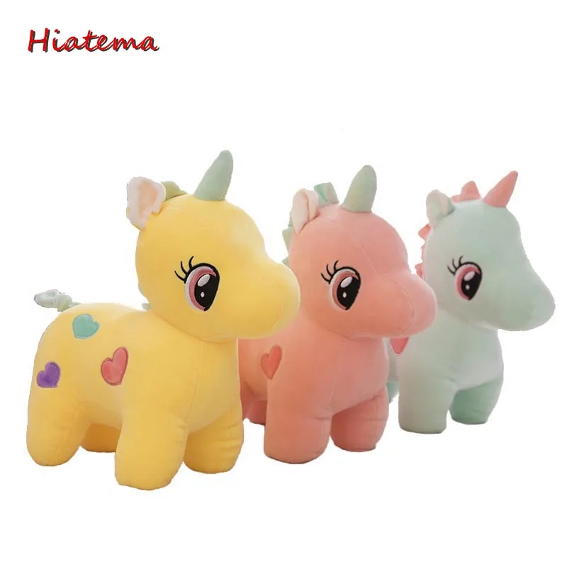 Милый единорог плюшевая игрушка Детская кукла с подушкой для сна мягкая подарок