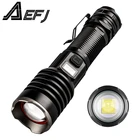 Супер яркий светодиодный фонарик HP160, 16 ядер, перезаряжаемый, 5 режимов освещения, 4000 лм, масштабируемый водонепроницаемый фонарь онарик, освещение для кемпинга