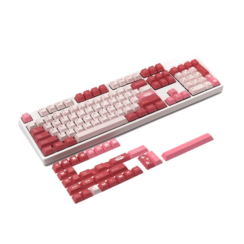 

Daifuku Mechanical Keyboard Keycaps 128PCS Cherry Profile Dye Sub Key Cover Compatible with Cherry MX GK61 64 84 96 B36A