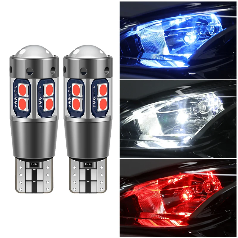 

2 Pieces Car T10 Width Indicator Light Highlight Decoding Driving Light Reading Light License Plate Light Motorcycle Light