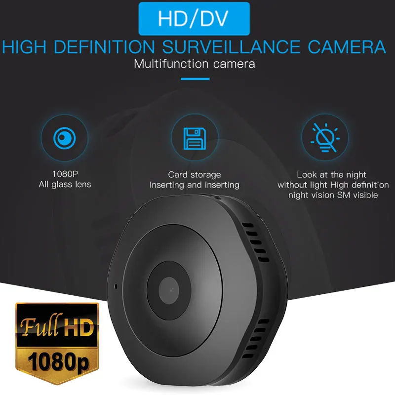 H6 DV мини камера 1080P микро ночное видение Обнаружение движения Портативный Гибкий