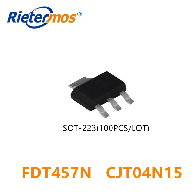100 шт. FDT457N FDT457 SOT223 CJT04N15 T04N15 04N15 | Электроника