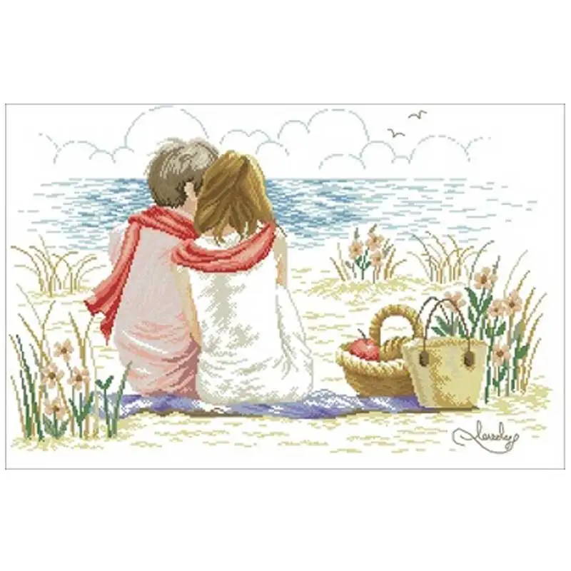 

Our quiet time patterns Counted Cross Stitch 11CT 14CT DIY Chinese Cross Stitch Kits Embroidery Needlework Sets home decor