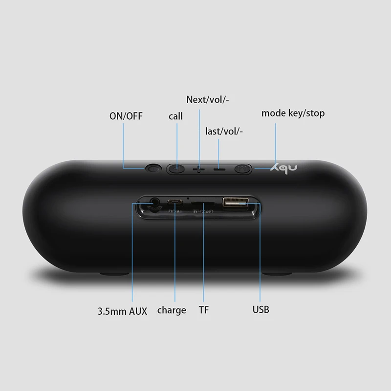Bluetooth-Колонка NBY 4070 портативная беспроводная с поддержкой TF-карты и USB |