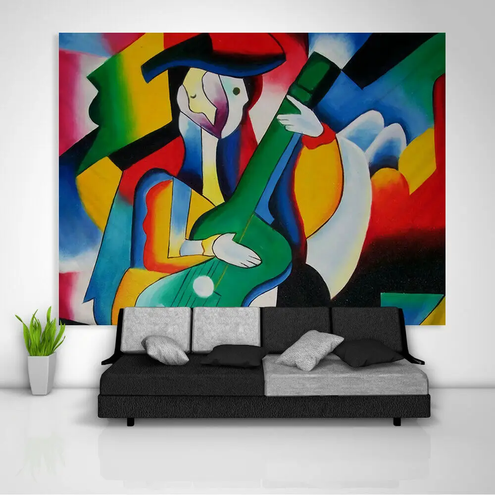 Гобелен бло Пикассо настенный Декор для дома|Декоративные гобелены| |