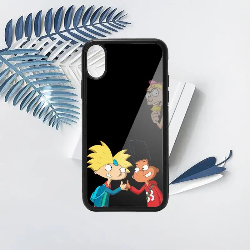 

Hey Arnold America cartoon Phone Case PC for iPhone 11 12 pro XS MAX 8 7 6 6S Plus X 5S SE 2020 XR