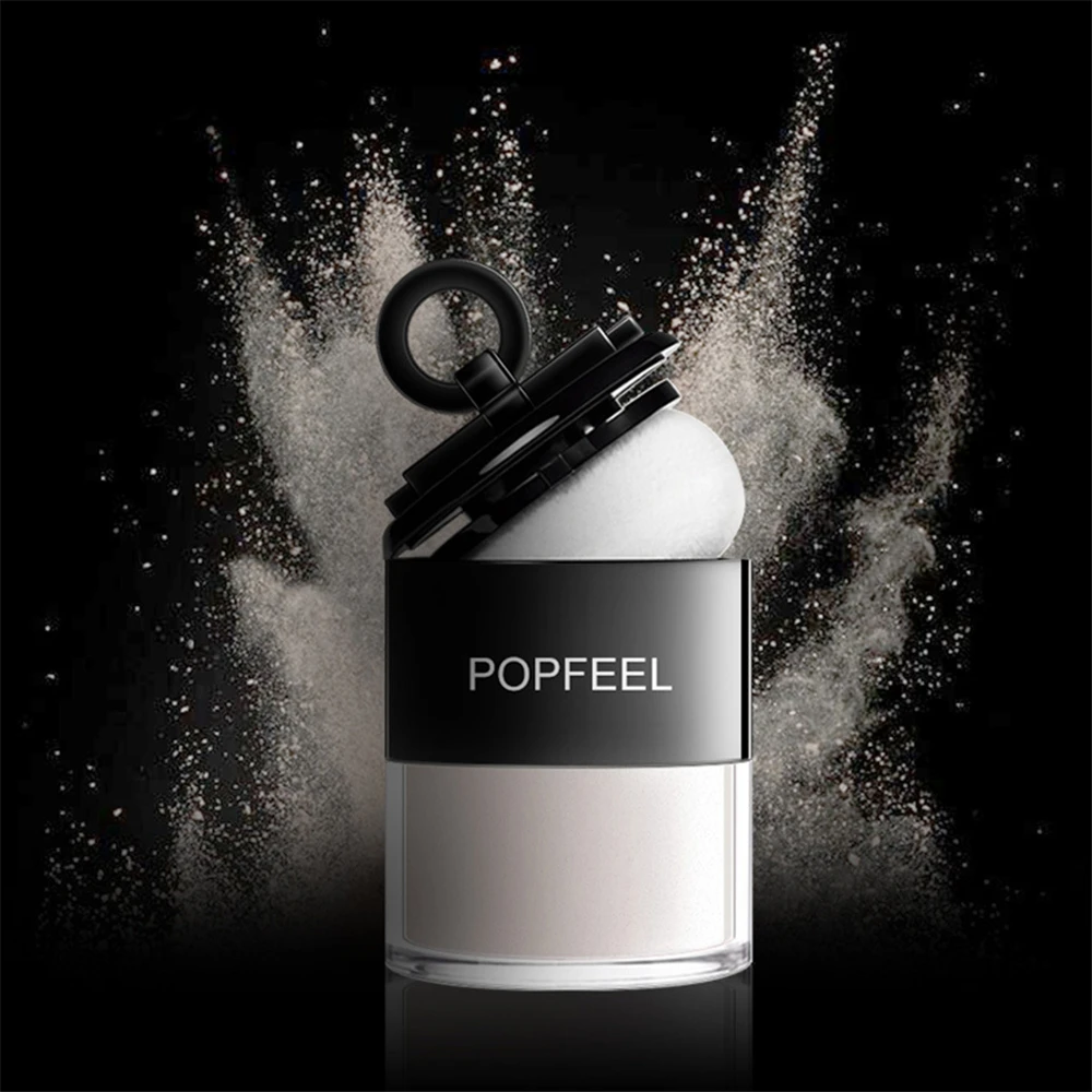 POPFEEL 3 цветная пудра для лица с контролем жирности матовая базовая грунтовка