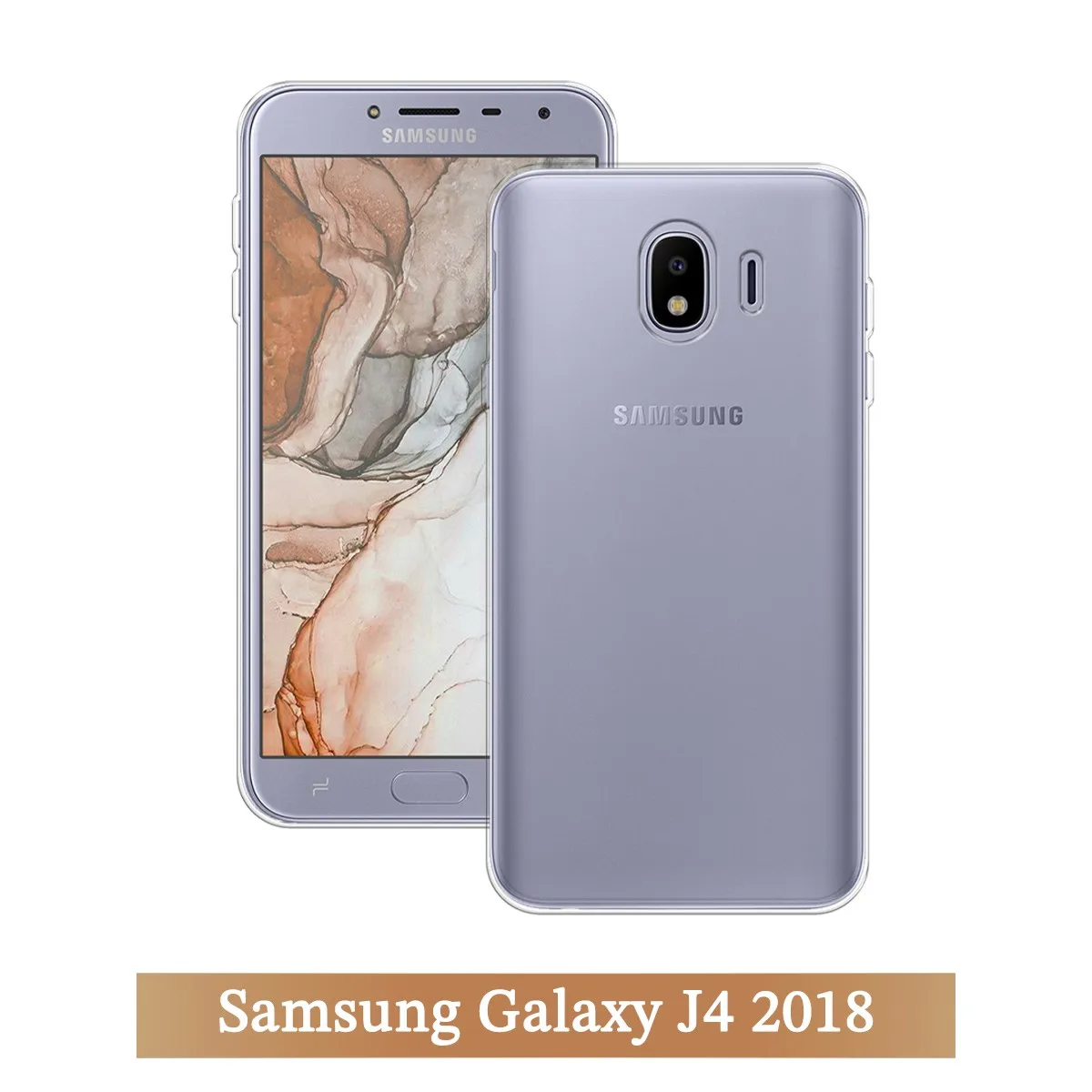 Case for Samsung Galaxy J4 2018 silicone transparent thin protective pad soft half-wrapped case phone accessories mobile and smartphones protection |