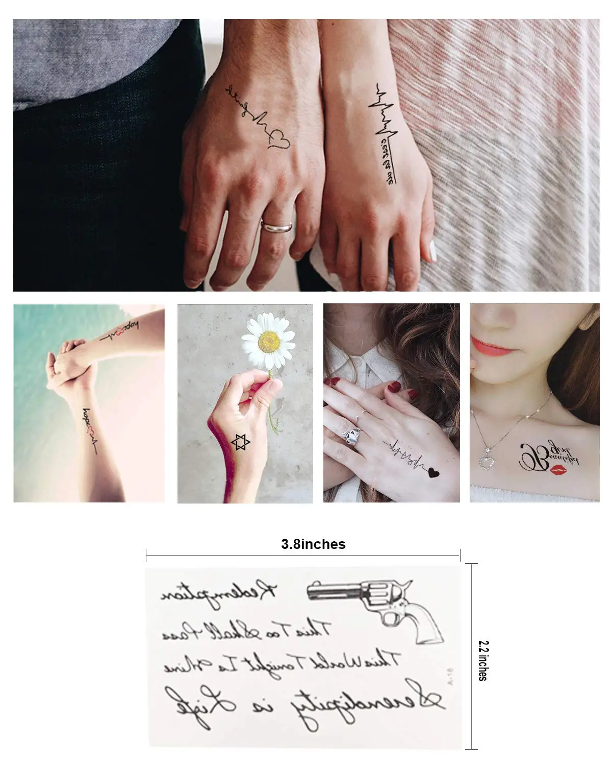 30 Sheets Small Temporary Tattoos For Kids Boys Girls, Tribal Animals Butterfly Anchor Compass Tattoo Stickers For Men Women