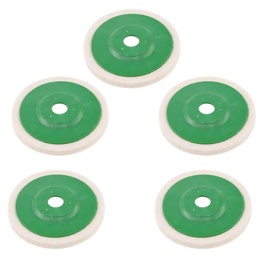 

3pcs Wool Felt Grinding Wheel Pad Marble Polishing Disc Buffer Polisher Tools
