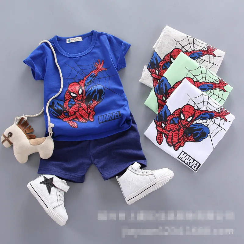 Комплекты детской одежды Новинка лета 2019 футболка с короткими рукавами и