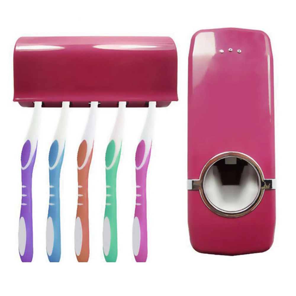 

Органайзер для зубной щетки Экономия пространства зубная щетка настенная подставка для зубных щеток настенный Многофункциональный дозато...