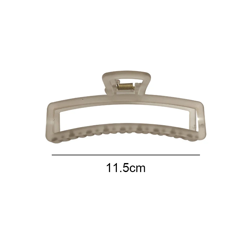 Женские крупные заколки для волос прямоугольные заколки-крабы из акриловой