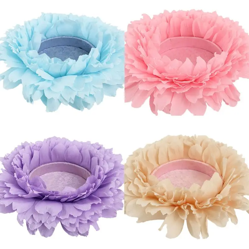 

Baby Flower Shaped Posing Container Newborn Big Petal Photography Props Infant Photo Shooting Accessory