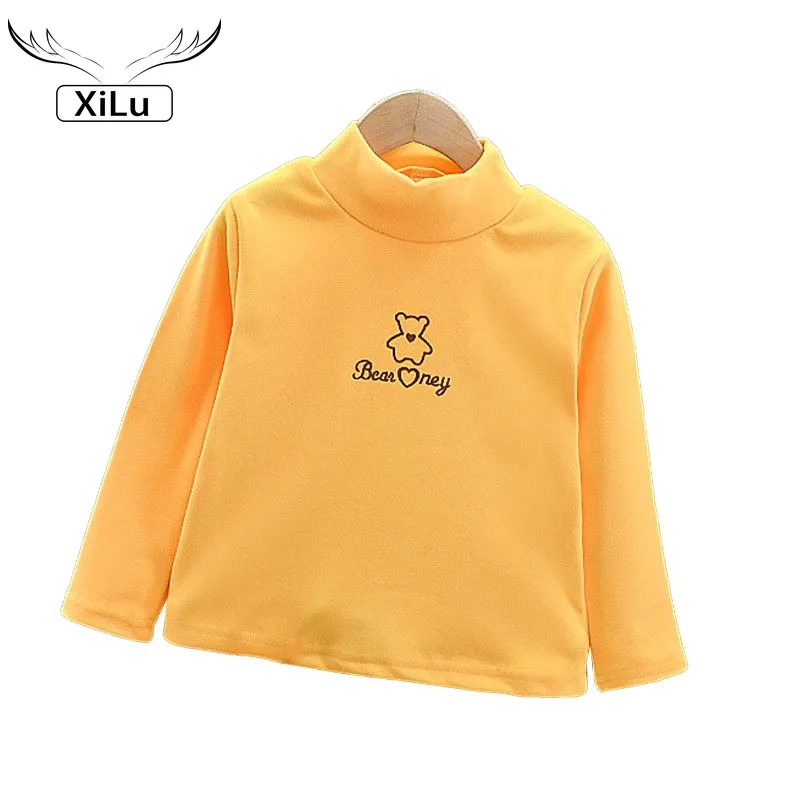 

Girls' Simple Long-sleeved Embroidery Bottoming Shirt Toddler Girl Fall Clothes Fall Boutique Outfits Baby Girl Fashion Clothes