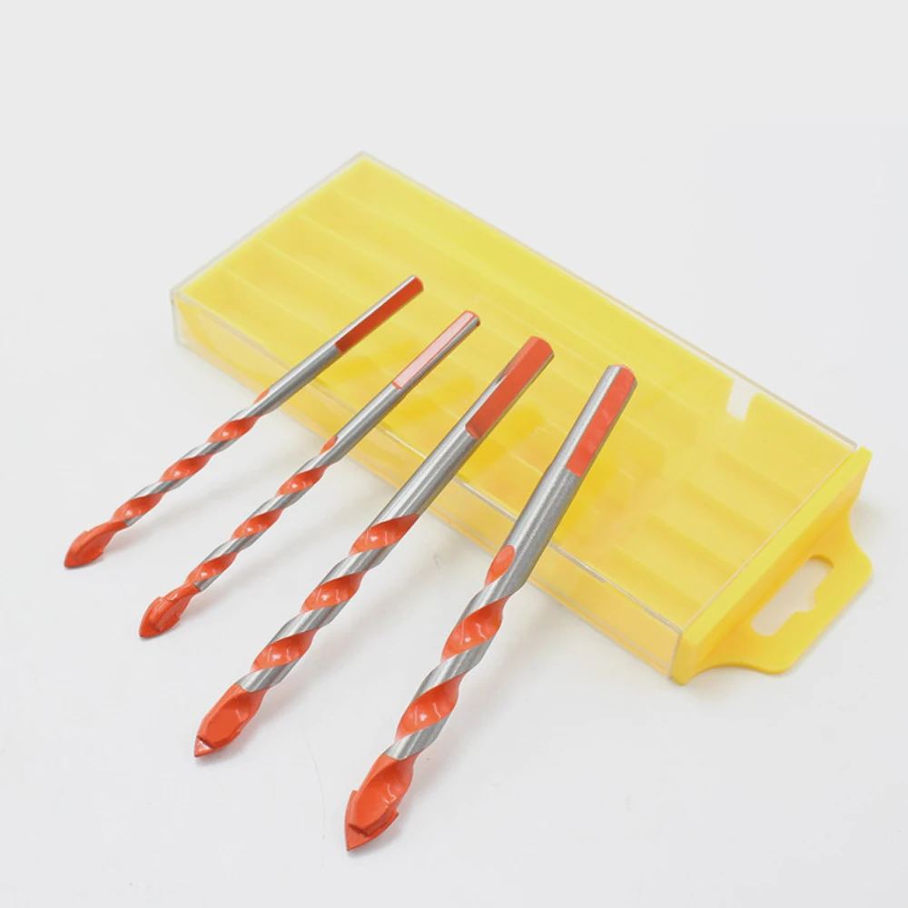 Искатель 6/8/10/12 мм из сплава керамика Набор сверло для стен бит противоскользящий