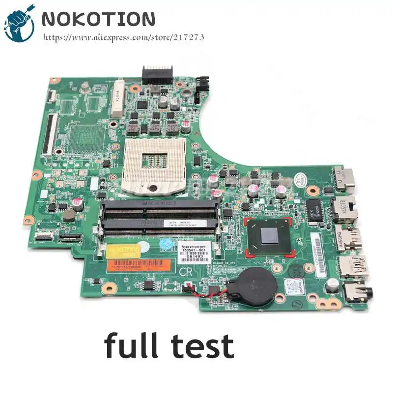 Материнская плата NOKOTION для ноутбука HP 15-D 240 G2 246 HM76 UMA DDR3 763541-601 763541-001 материнская |