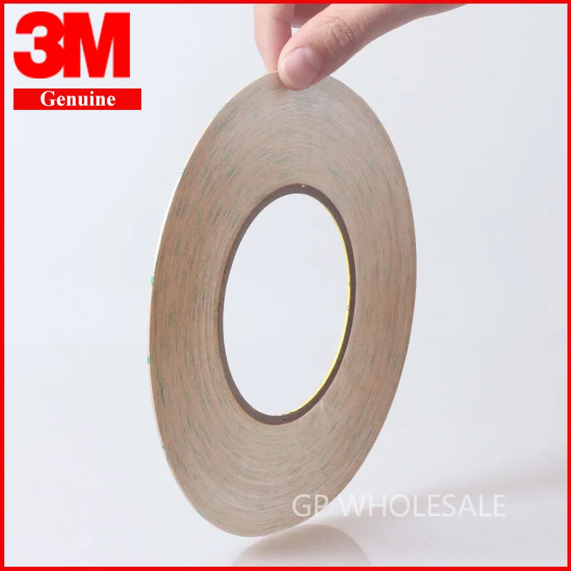 20 rolls (1mm*55M) Original 3M 9495LE(300LSE) Transparent Double Sided Tape, Waterproof Bond for Phone Electric Parts Screen LCD