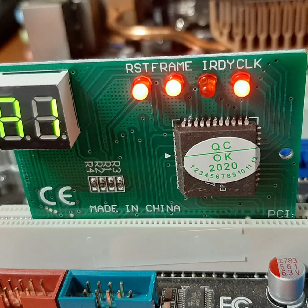 2 Digit PC Computer Mother Board Debug Post Card Analyzer PCI Motherboard Tester Diagnostics Display For Desktop | Компьютеры и офис