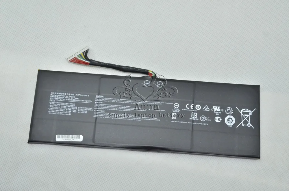 Аккумулятор JIGU для ноутбука MSI GS40 GS43 GS43VR BTY-M47 GS40-6QE GS43VR-7RE S4-1060 MS-14A3 MS-14A2 MS-14A1 |
