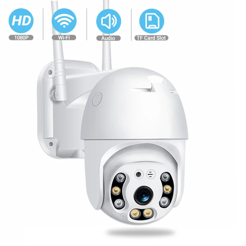 Besder 1080P FHD H.265 Водонепроницаемая WiFi камера движения голосовое оповещение двойная антенна ip-камера Аудио ИК ночного видения CCTV наблюдения