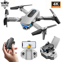 mini rc drone 4k hd dual camera dron 1080p wifi fpv foldable quadcopter real time transmission helicopter toy children kid gift