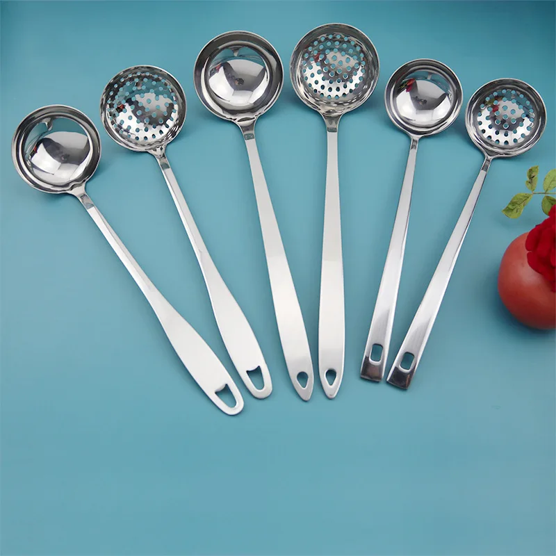 Кухонная утварь из нержавеющей стали ложка с раковиной для супа принадлежности