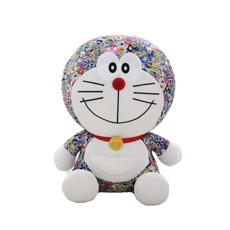 Uniqlo Murakami doraemon кукла красочная jingo кошка плюшевая игрушка супер мягкая синяя Толстая кукла подарок 8 дюймов