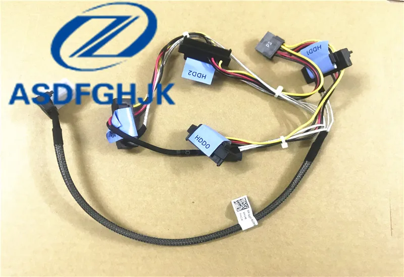 Оригинальный Для DELL R420 MINI SAS SFF 8087 TO X4 SATA кабель H3YKR 0H3YKR|Компьютерные кабели и