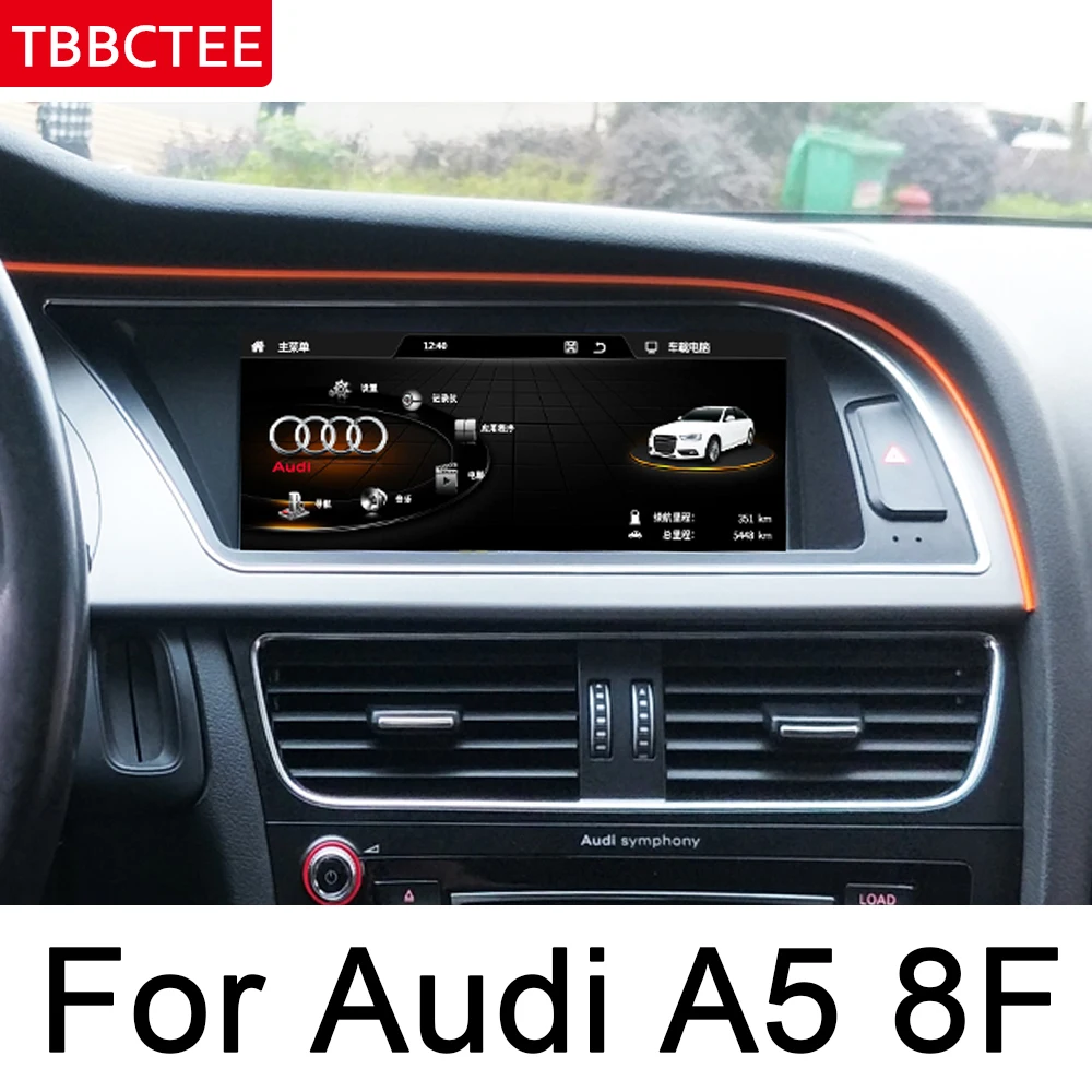 Автомобильный радиоприемник для Audi A5 8T 8F 2008 ~ 2016 MMI GPS Android навигация AUX Стерео