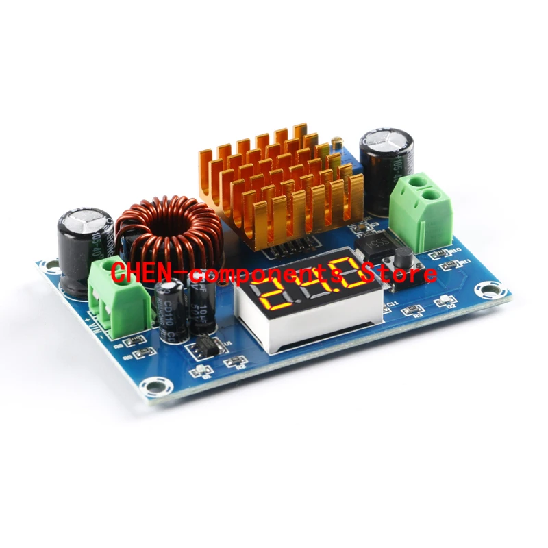 

Xh-M411 dc-dc 3-35 В до 5-45V 5a Step Up повышающий преобразователь Питание плата Модуль гибкий кабель с 3 разрядный светодиодный Дисплей катушки радиатор...