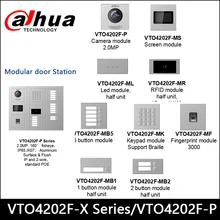 Dahua – Station modulaire d'extérieur série VTO4202F-X, caméra fisheye haute définition 2MP, contrôle d'accès vocal et vidéo VTO4202F-P