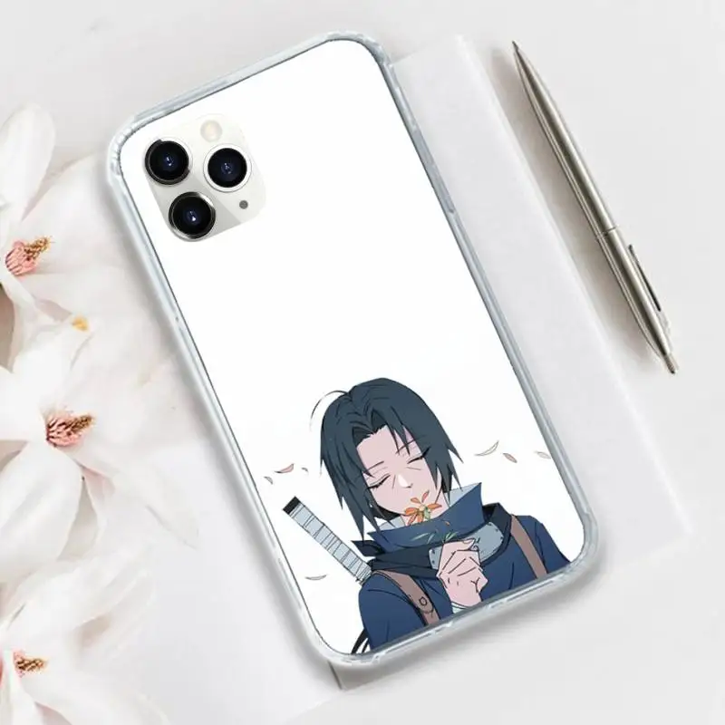 

Anime Naruto Passionate Phone Case Transparent for iPhone 11 12 mini pro XS MAX 8 7 6 6S Plus X 5S SE 2020 XR