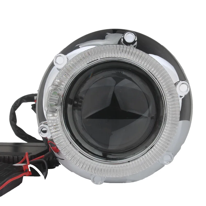 Светодиодный ходовые огни Ангельские глазки HID линзы проектора Bi xenon 2 5 дюймовые