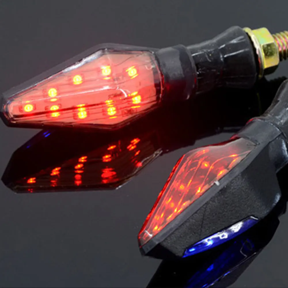 

Universal 1PC 12V Durable Turn Signal Signal Lamp Amber Light Motorbike Replacement Indicator Light Motorcycle