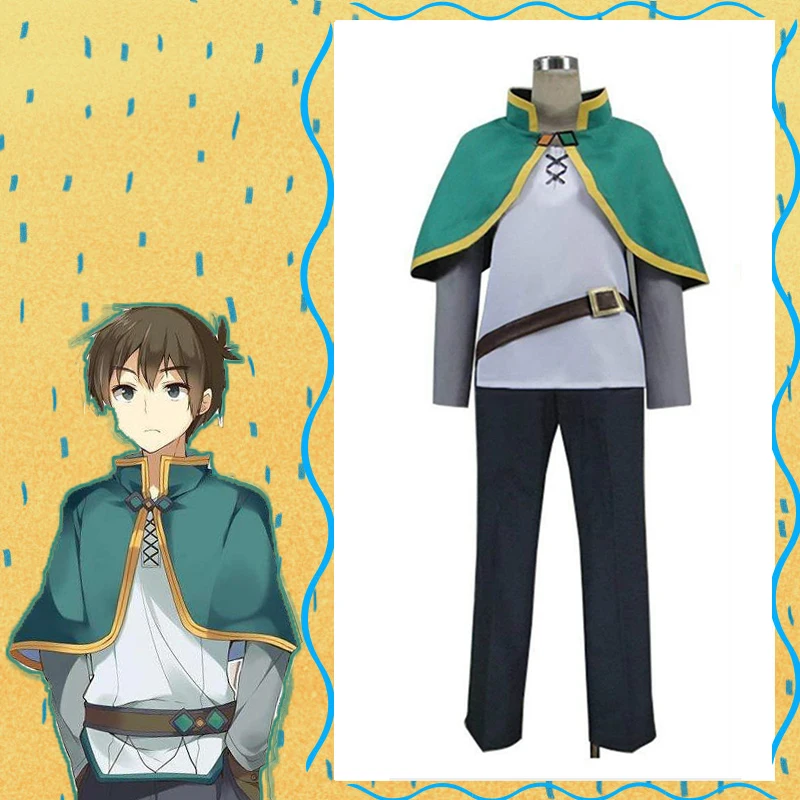 Аниме KonoSuba: Божье Благоволение в этом прекрасном мире! Косплей костюмы Kazuma Satou