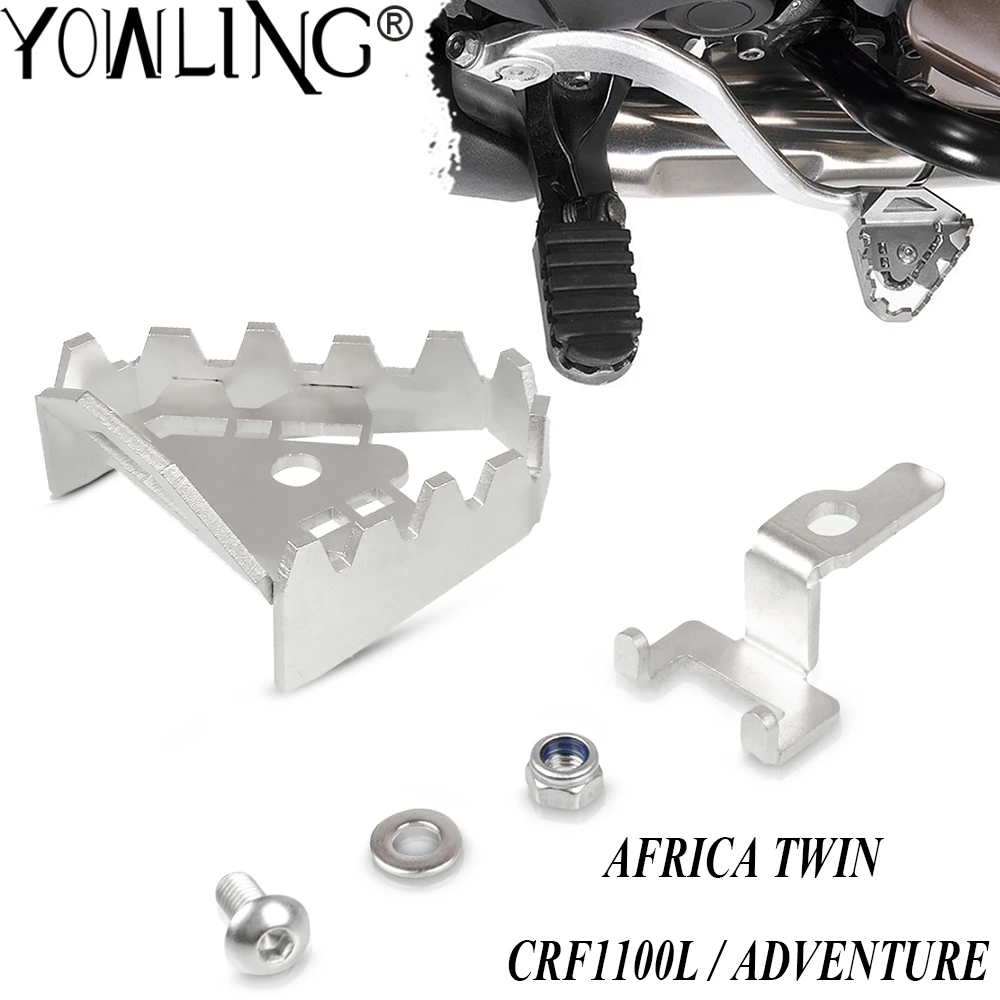 

For HONDA AFRICA TWIN CRF1100L/CRF1100L ADVENTURE 2020-2021 Motorcycle Rear Foot Brake Lever Peg Pad Extension Enlarge Extender