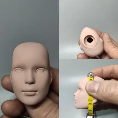 Оригинальная редкая милая девушка голова куклы портрет Макияж diy Коллекция
